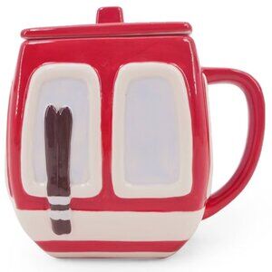 5" tall Novelty Lidded Mugs Cable Car
